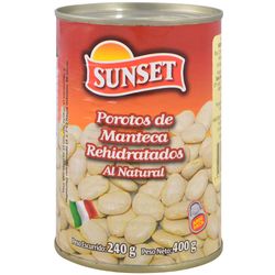 Porotos de manteca SUNSET 400 g