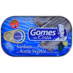 Sardinas en aceite GOMES DA COSTA 125 g