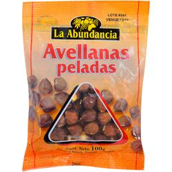 Avellanas peladas LA ABUNDANCIA 100 g