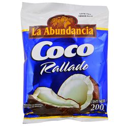 Coco rallado LA ABUNDANCIA 200 g