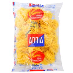 Fideos semolados ADRIA Nido