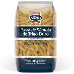 Fideos trigo duro LAS ACACIAS pennette rigate 500 g