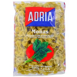 Fideos espinaca ADRIA moña 500 g