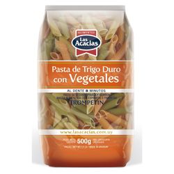 Fideos Trompetin LAS ACACIAS con Vegetales 500 g