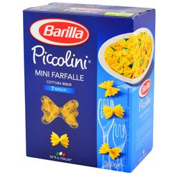 Fideos BARILLA mini farfalle piccolini 500 g