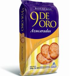 Galletas 9 DE ORO Azucaradas 210 g