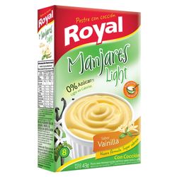 Postre vainilla light ROYAL doble 43 g