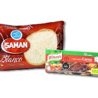 Caldo KNORR Carne 12 UN. + Arroz 500gr