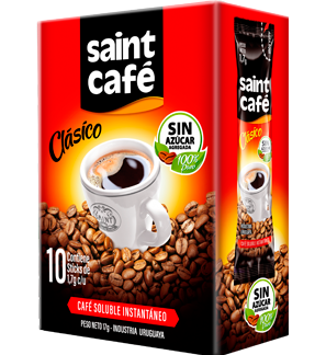 Café soluble Clásico Stick SAINT CAFÉ (10x1.7g)