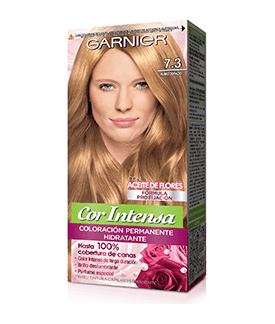 Tintura cabello 7.3 RUBIO MUY CLARO Cor Intense NUTRISSE GARNIER