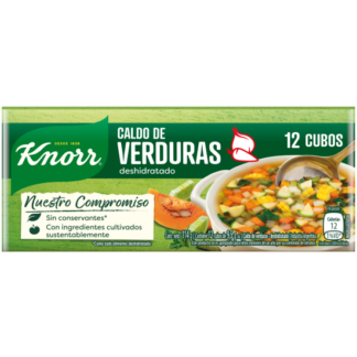 Caldo KNORR Verdura 12 UN + Arroz 500gr