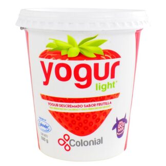 Yogur COLONIAL light deslactosado frutilla 500 g